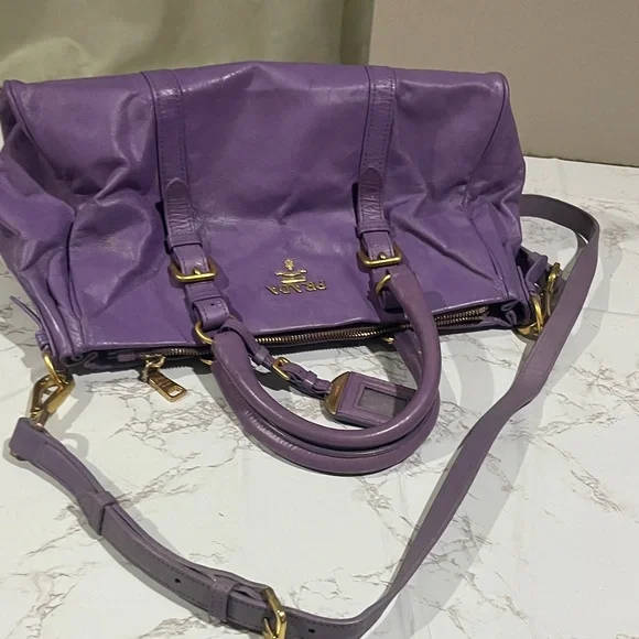 Prada 2 way Lavender Shoulder Bag - Picture 1 of 15
